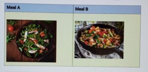 Which Statement About These Two Restaurant Meals is Correct